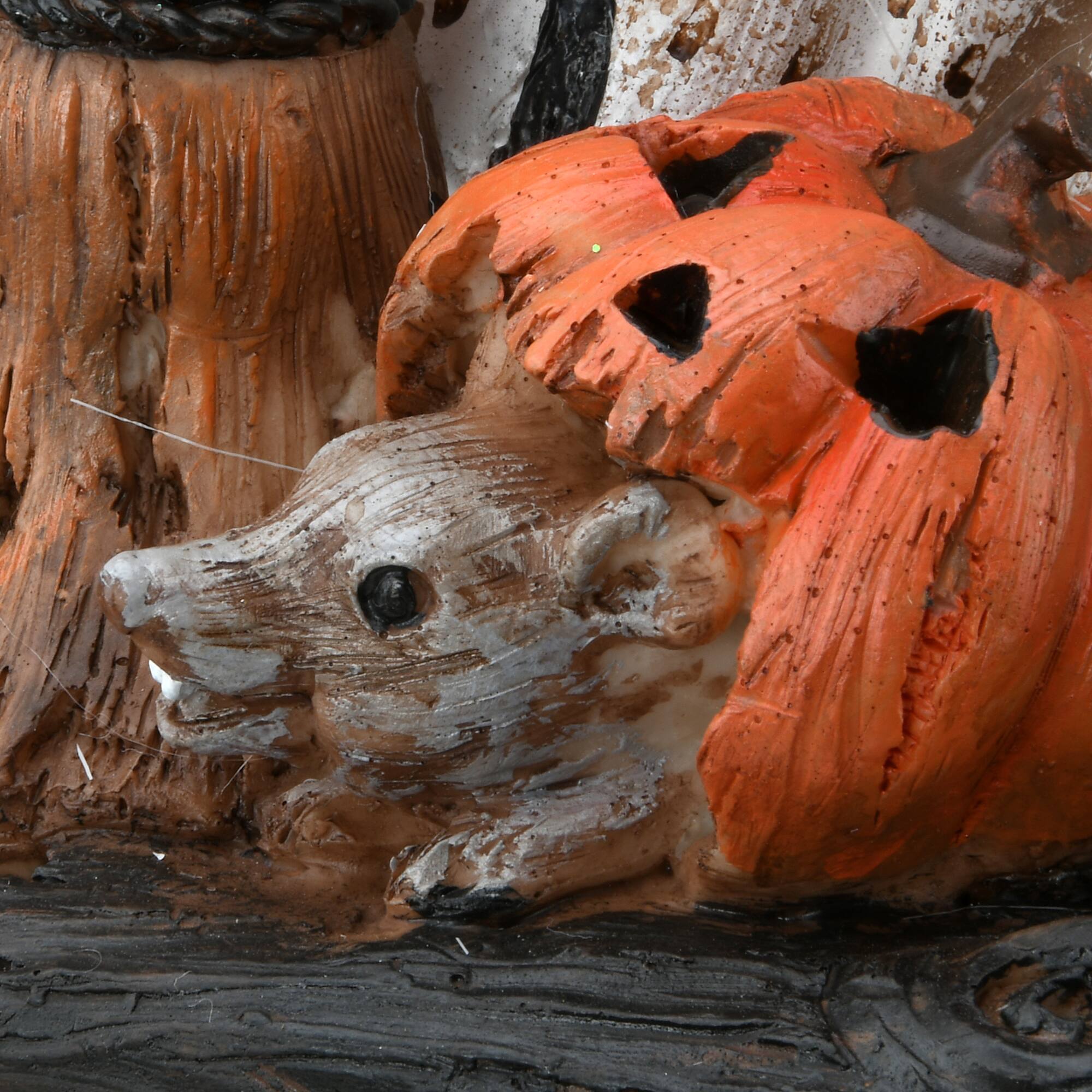 18" Witch Holding Broom Tabletop Décor